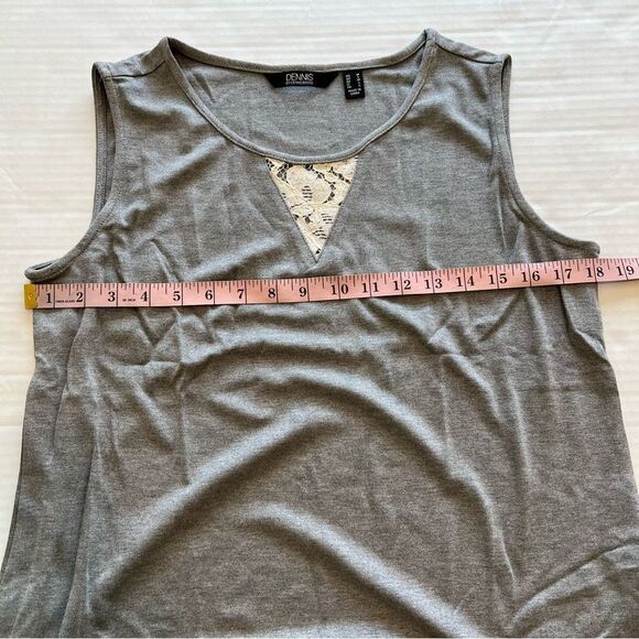 NWOT Dennis Basso Sleeveless interlock knit tunic | Size M - Picture 6 of 7
